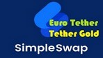 SimpleSwap добавила в листинг стейблкоины Euro Tether и Tether Gold