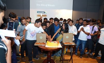 Работники CoinEx отметили Bitcoin Pizza Day